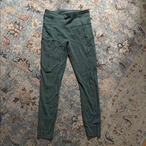 Lululemon Green Athletic Leggings